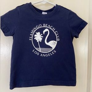 Child’s navy blue t-shirt from Janie and Jack.  Size 12-18 months.